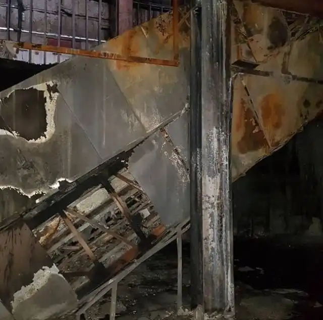 Фото из сгоревшего торгового центра "Зимняя вишня"