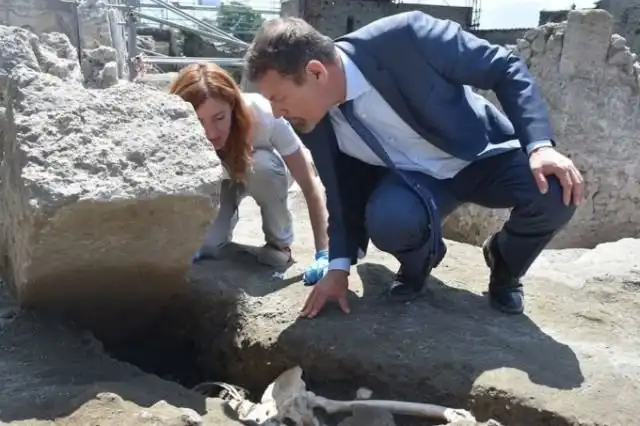 В Помпеях нашли останки мужчины, пережившего извержение вулкана