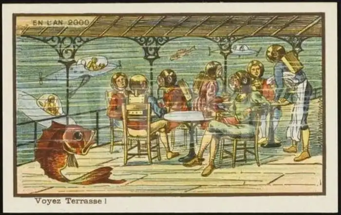 Рисунки 1910 года, отображающие будущее