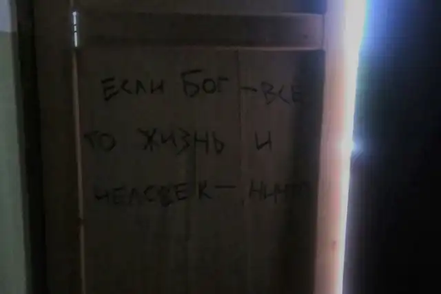 Цитаты и высказывания известных людей на стенах подъезда