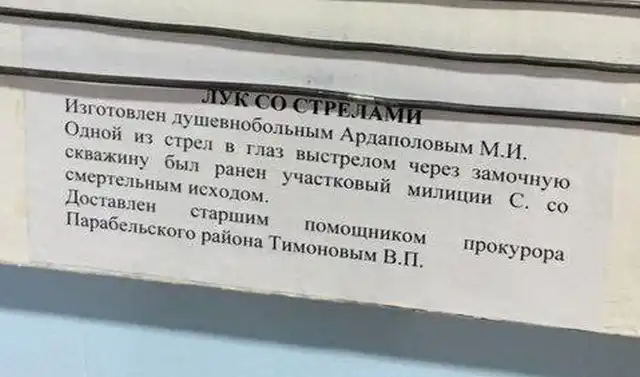 История одного самодельного лука
