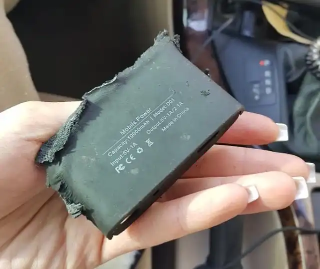 PowerBank взорвался во время первой зарядки