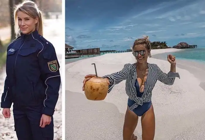 «Самой красивой женщине-полицейской Германии» начальство приказало выбирать или гламурная жизнь, или служба