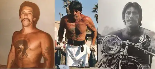 Дэнни Трехо в молодости и сейчас