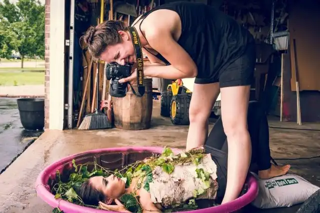 За кадром гламурной фотографии