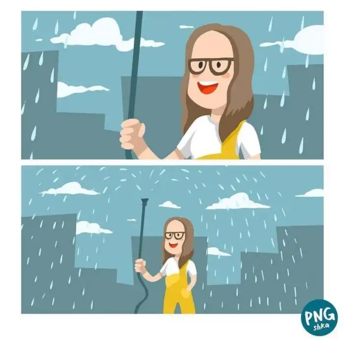 20 комиксов от казанского иллюстратора, в которых всё вечно переворачивается с ног на голову