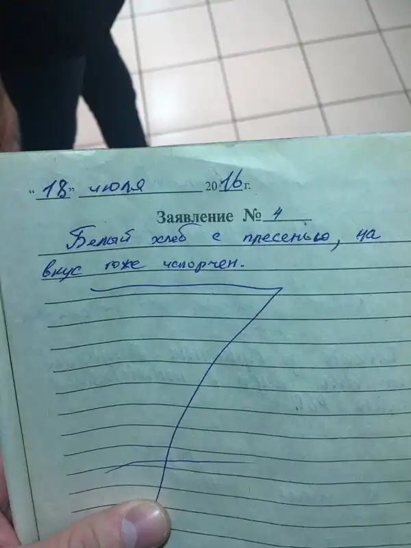 Что люди пишут в книгах жалоб: 19 смешных примеров