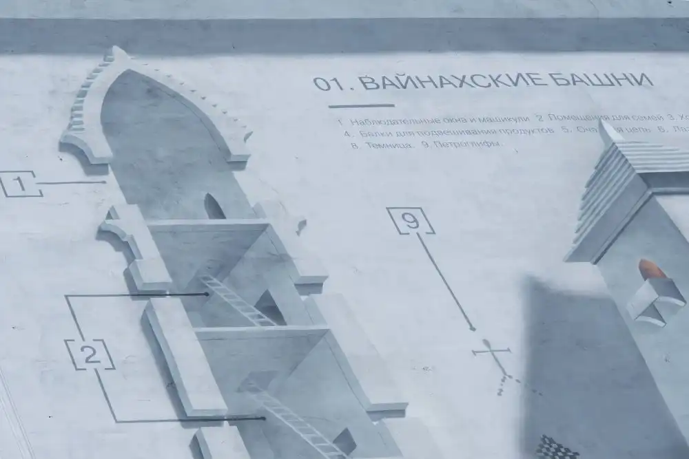 На стенах Грозного появились исторические 3D-граффити