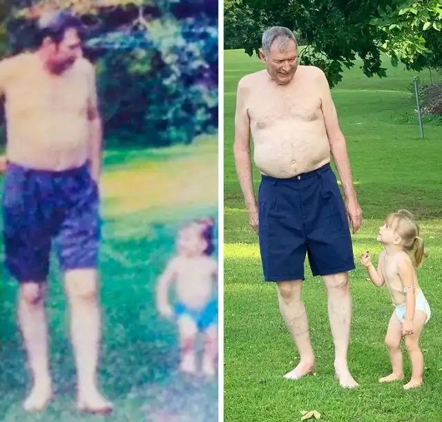 Флешмоб: повторить старые снимки из семейного альбома, чтобы на секунду вернуться в прошлое