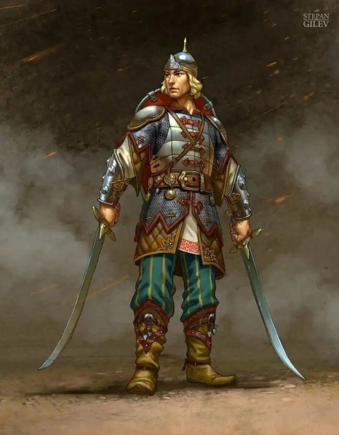 Художник из Барнаула представил русских богатырей в новых брутальных образах