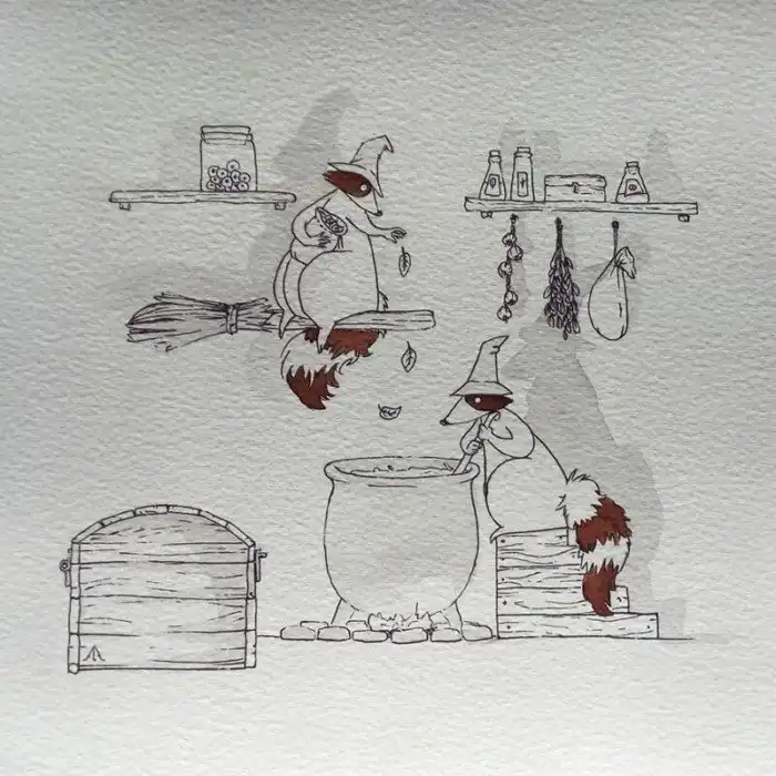 25 очаровательных иллюстраций о жизни двух друзей-енотов