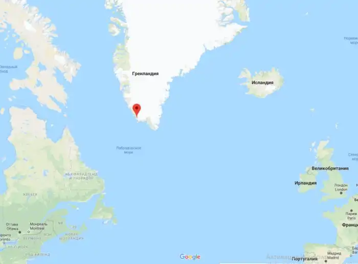 Заброшенный криолитовый шахтерский городок Ивиттуут