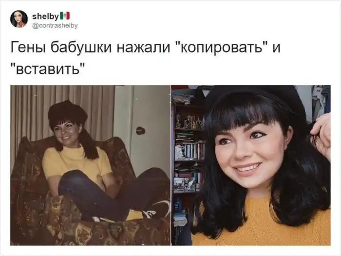 «Копировать — вставить»: Сходство между поколениями