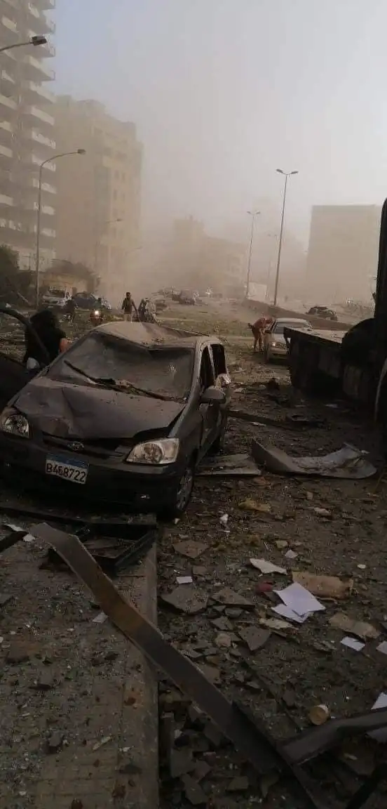 Последствия взрыва в Бейруте