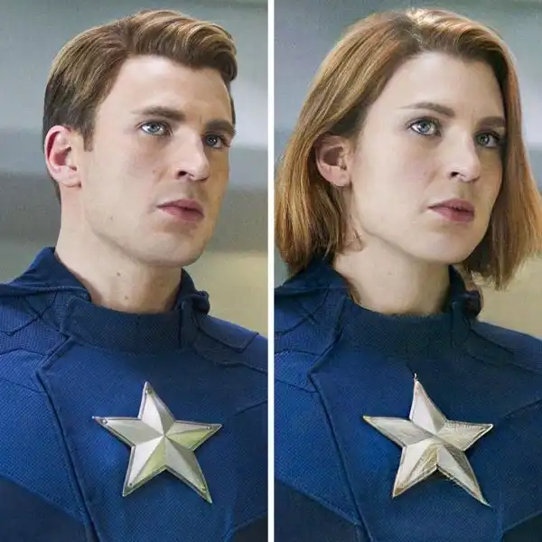 Как бы выглядели популярные супергерои, если бы они были "супергероинями"