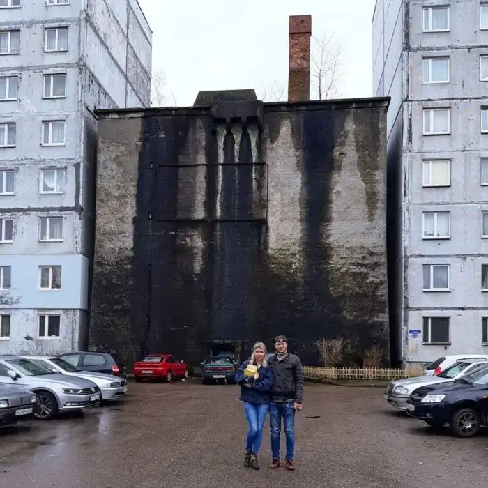 Заброшенное дымогазоубежище в Калиниграде, по которому удалось прогуляться