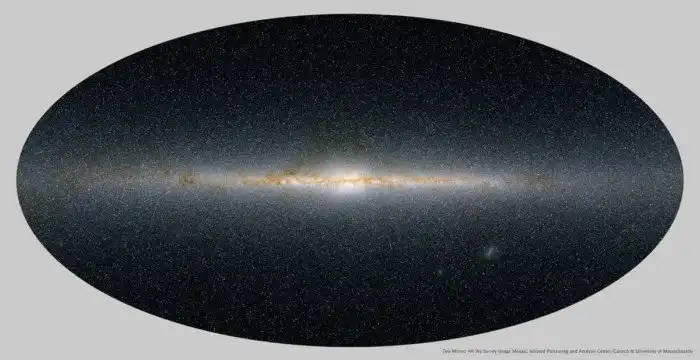 Астрономы обнаружили гигантскую стену из галактик, скрытую за диском Млечного пути