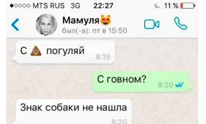 Убойные сообщения, которые могли отправить друг другу только родственники