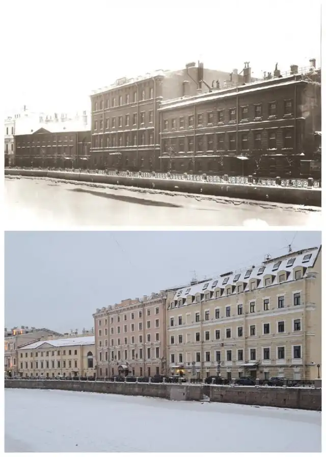 Петербург - Петроград - Ленинград - архивные фото из серии "было/стало"