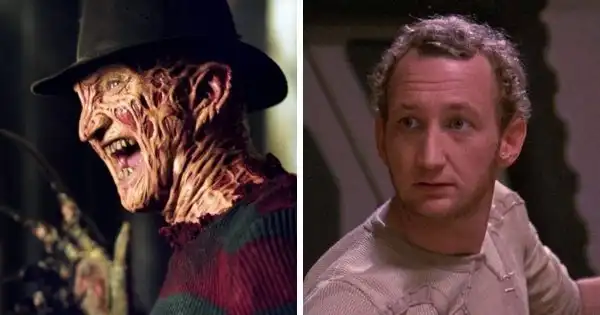 Актеры, известные по ролям монстров, в фильмах, в которых они сыграли простых людей