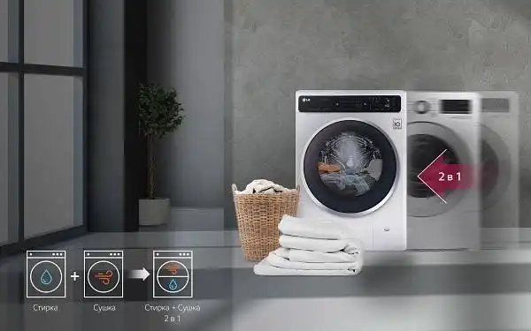 3 лучших стиральных машины с сушкой от LG