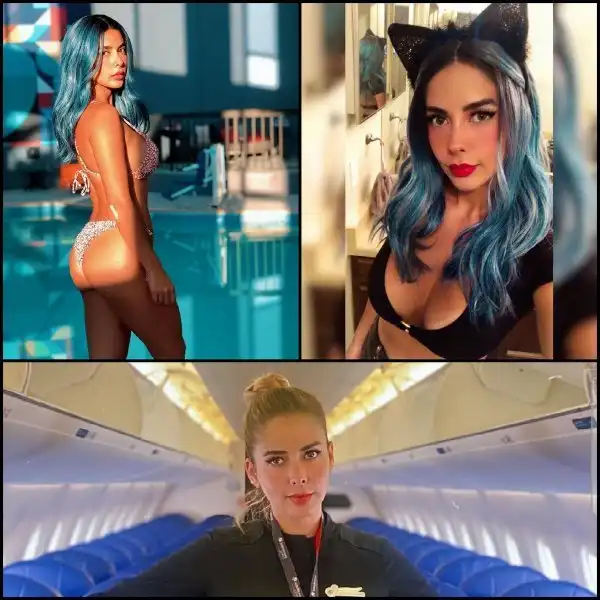 Симпатичные стюардессы в форме и без