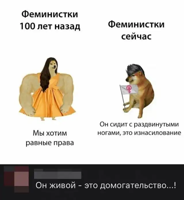 Мемы про феминисток, движение ЛГБТ и BLM