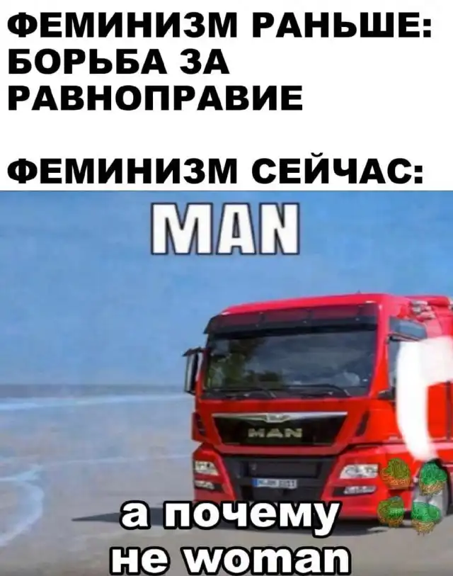 Приколы и мемы про феминисток