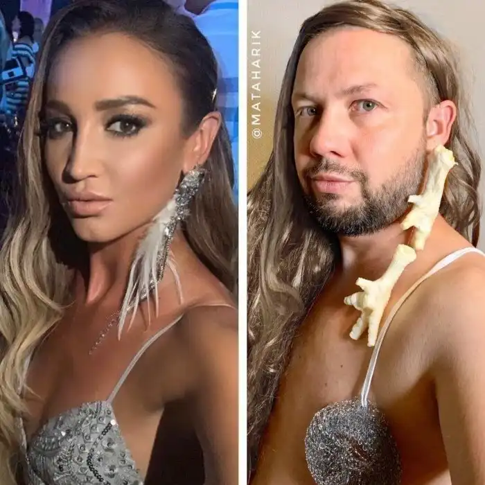 Просто истерика: пародии на фотографии знаменитостей