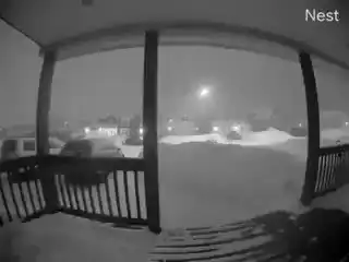 24 часа снегопада за 30 секунд