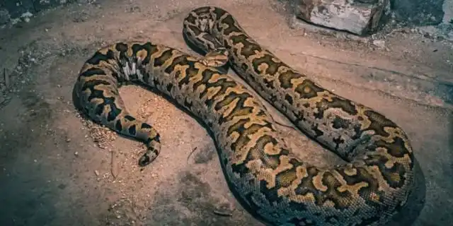 Во Флориде поймали невероятно огромного питона весом почти в 100 килограмм