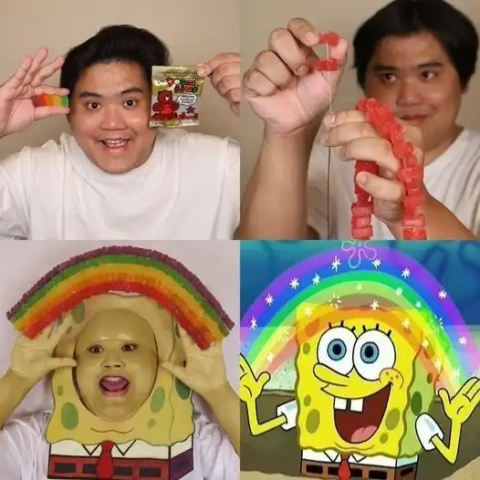 Этому парню достаточно пара подручных материалов, чтобы изобразить что угодно