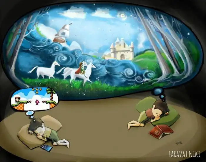 Иранская художница обнажает недостатки современного общества в сатирических иллюстрациях