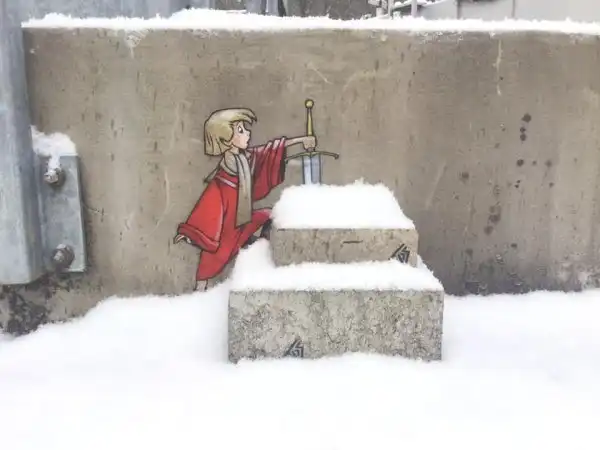 Подборка безобидного и креативного вандализма