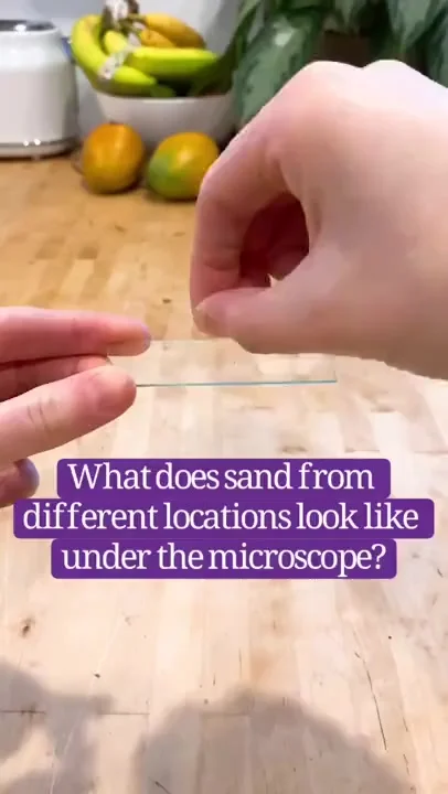 Микроскоп и песок⁠⁠