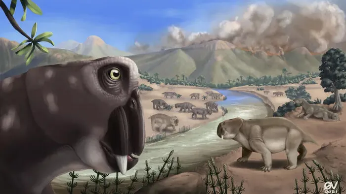Листозавры – неприглядные, но очень живучие существа. Они смогли пережить Великое пермское вымирание, уничтожившее 73 % наземных видов