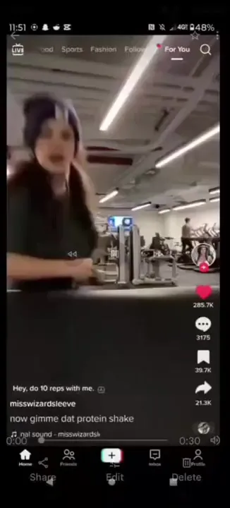 Когда заскучал на тренажёре