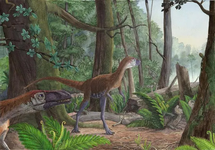 Дилун: Тираннозавр версии XS. Этот предок грозного ящера был размером с собаку и всё равно стоял на вершине пищевой цепи!