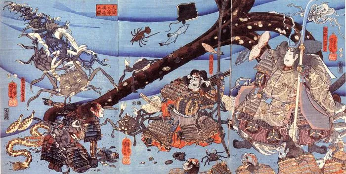 Краб Хэйкэгани: Носит на спине лица самураев. Японцы считают, что в этих крабах хранится душа воинов. Как же они живут в природе?