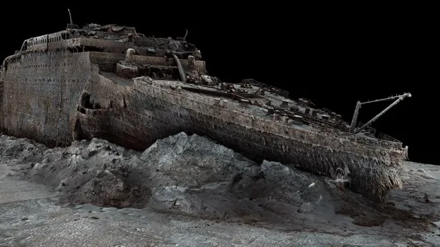 Появились изображения первого в истории полноразмерного сканирования «Титаника»