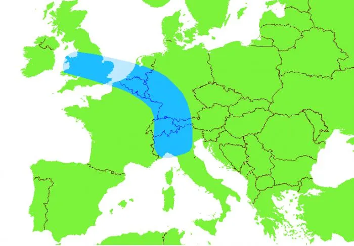«Голубой банан» Европы. Откуда взялся этот термин, и что он означает