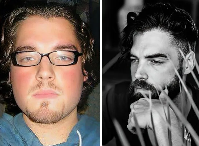 Как борода меняет мужчин: 25 фотографий до и после