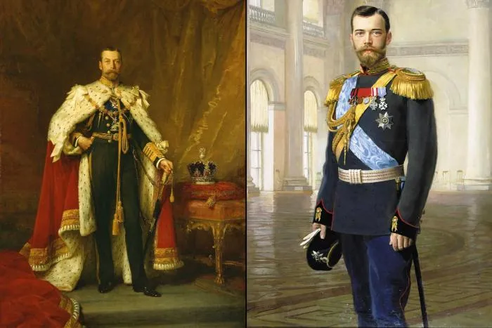 Почему Николай II и английский король Георг V очень похожи друг на друга? Какие родственные узы их связывали? Рассказываю подробно