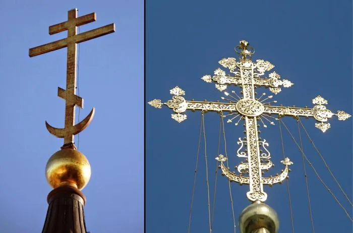 Христианский крест с полумесяцем – что он означает? Откуда здесь символ ислама? Объясняю просто
