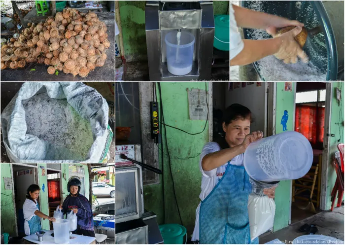 Как делают кокосовое молоко в Таиланде