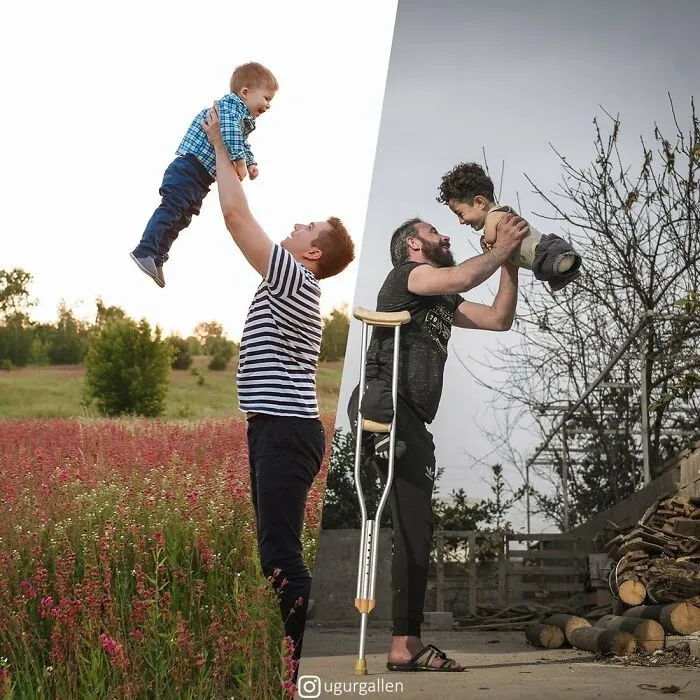 30 коллажей, показывающих ужасающие контрасты нашего мира