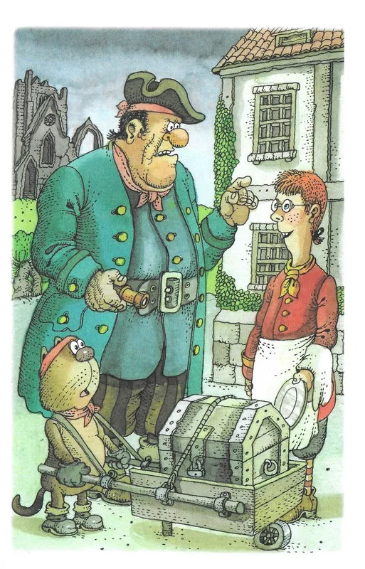 Рисунки к книге "Остров сокровищ" от Радна Сахалтуева - художника-мультипликатора