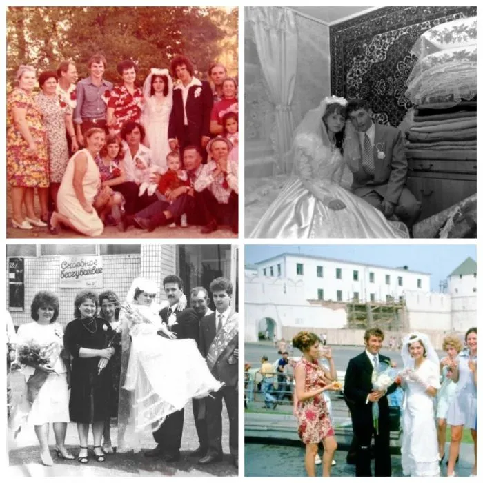 Советские свадьбы в фотографиях