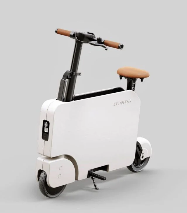 Motocompacto - "ездовой чемодан" от японских инженеров из Honda