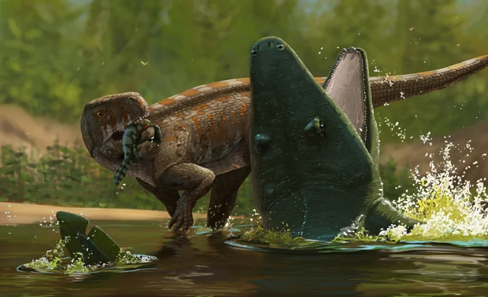 Остатки древних времен: Мастодонзавр и его роль в мире амфибий